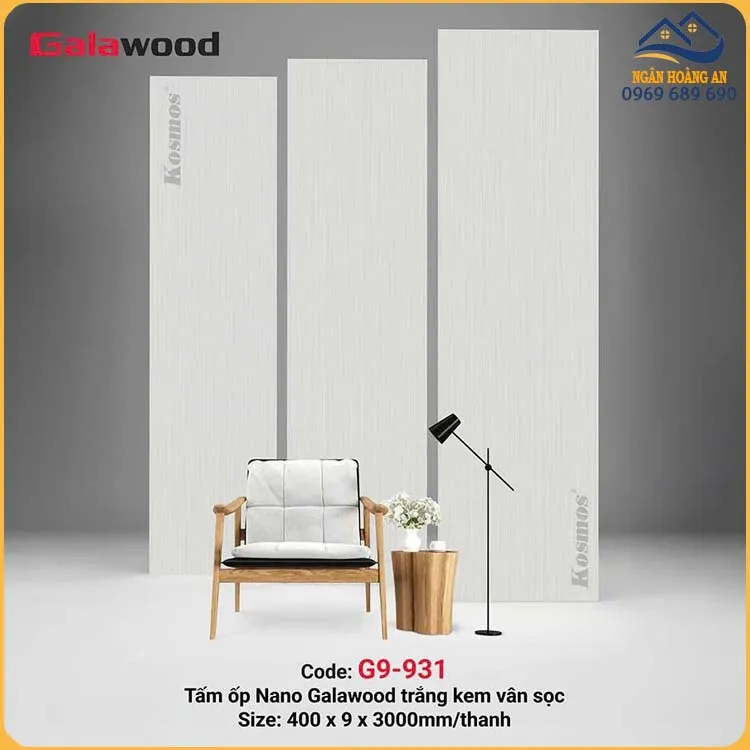 Tấm Ốp Tường Nano Nhựa Giả Gỗ Galawood G9-931