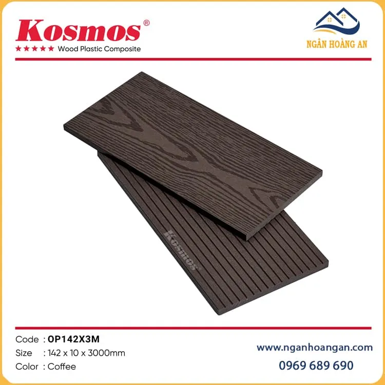 Thanh Lam Đa Năng Trang Trí Gỗ Nhựa Ngoài Trời Kosmos 