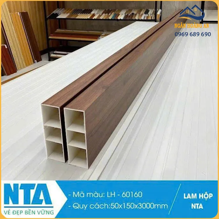 Thanh Lam Hộp Giả Gỗ Trang Trí Cầu Thang NTA 50x150 LH-60160