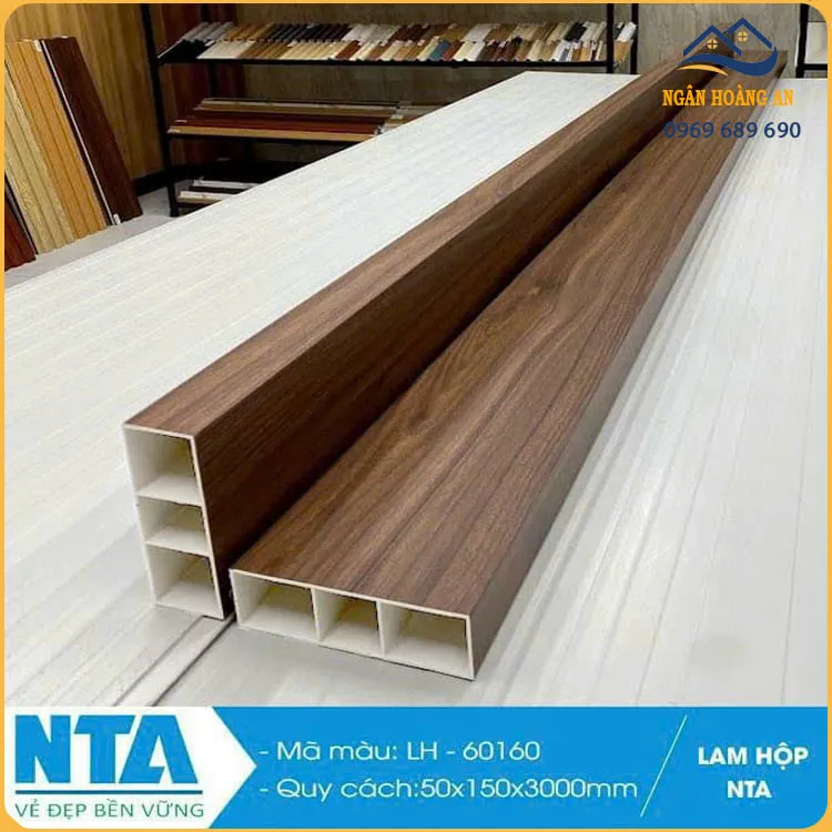 Thanh Lam Hộp Giả Gỗ Trang Trí Cầu Thang NTA 50x150 LH-60160