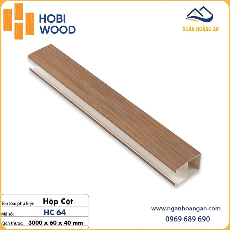 Thanh Nan Trần Nhựa Giả Gỗ Hobiwood 40X60