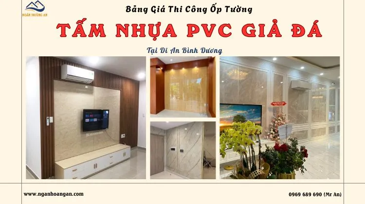Bảng Giá Thi Công Ốp Tường PVC Giả Đá Mới Nhất 