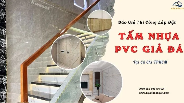 Báo Giá Thi Công Lắp Đặt Trọn Gói Ốp Tường PVC Giả Đá 