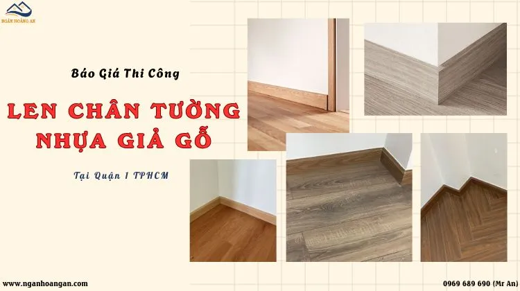 Báo Giá Thi Công Len Chân Tường Nhựa PVC Giả Gỗ Báo Giá Thi Công Len Chân Tường Nhựa PVC Giả Gỗ
