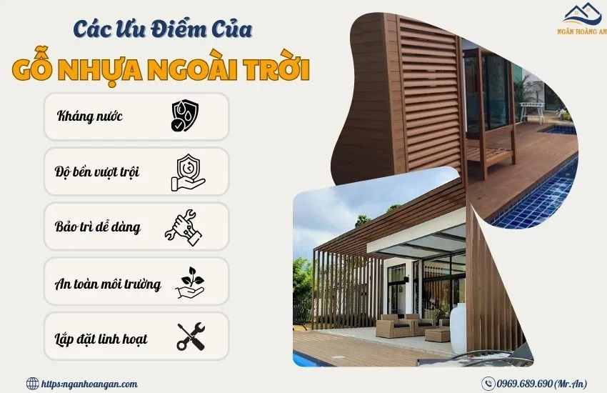 Các Ưu Điểm Nổi Bật Của Gỗ Nhựa Ngoài Trời
