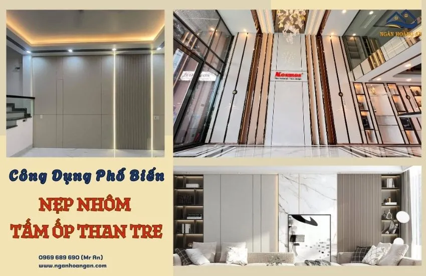 Công Dụng Phổ Biến Của Nẹp Nhôm Tấm Ốp Than Tre