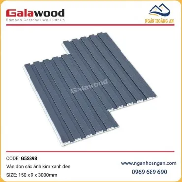 Lam Sóng Than Tre Vân Đơn Sắc Ánh Kim Xanh Đen Galawood G5S898