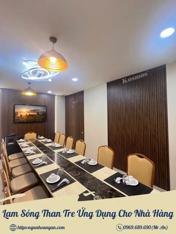 Lam Sóng Than Tre Ứng Dụng Cho Nhà Hàng