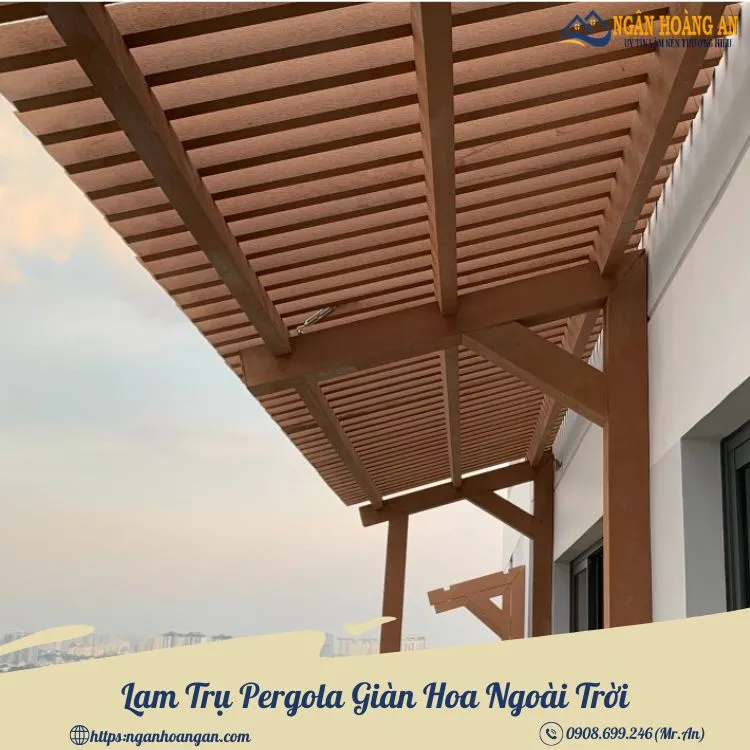 Lam Trụ Pergola Giàn Hoa Ngoài Trời Lam Trụ Pergola Giàn Hoa Ngoài Trời
