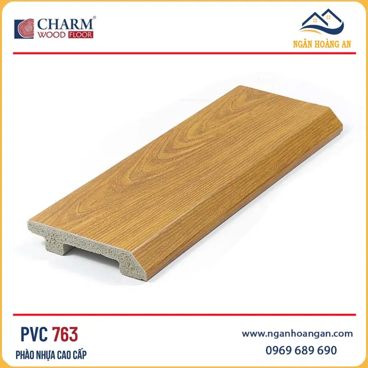 Len Chân Tường Nhựa Charmwood PVC763 Cao 75mm Len Chân Tường Nhựa Charmwood PVC763 Cao 75mm