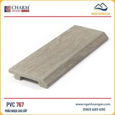 Len Chân Tường Nhựa Charmwood PVC767 Cao 75mm