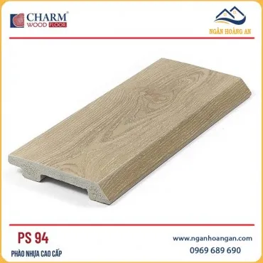 Len Chân Tường Nhựa Giả Gỗ Charmwood PS94 Cao 90mm