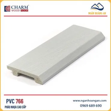 Len Chân Tường Nhựa Giả Gỗ Charmwood PVC766 Cao 75mm
