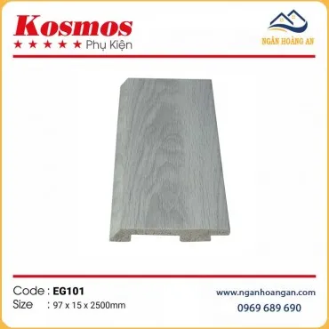 Len Chân Tường Nhựa Giả Gỗ Kosmos EG101 Cao 97mm