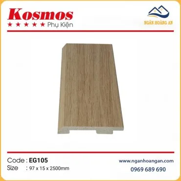 Len Chân Tường Nhựa Giả Gỗ Kosmos EG105 Cao 97mm
