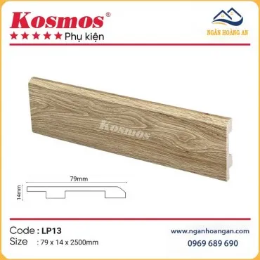 Len Chân Tường Nhựa Giả Gỗ Kosmos LP13 Cao 79mm