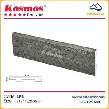Len Chân Tường Nhựa Giả Gỗ Kosmos LP6 Cao 79mm