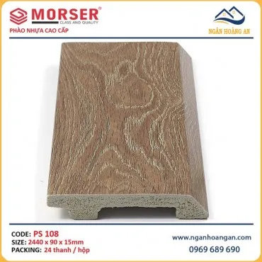 Len Chân Tường Nhựa Morser PS108 Cao 90mm
