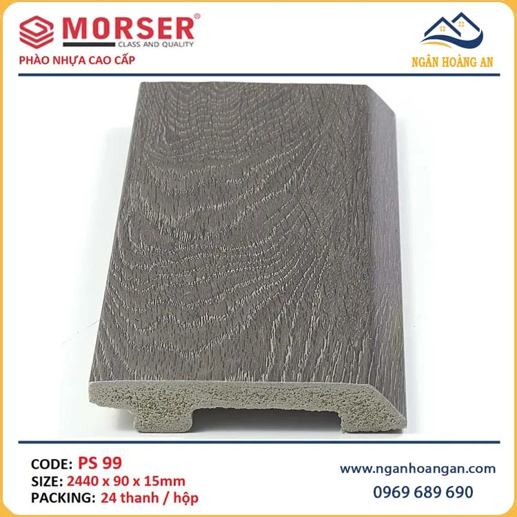 Len Chân Tường Nhựa Morser PS99 Cao 90mm Len Chân Tường Nhựa Morser PS99 Cao 90mm