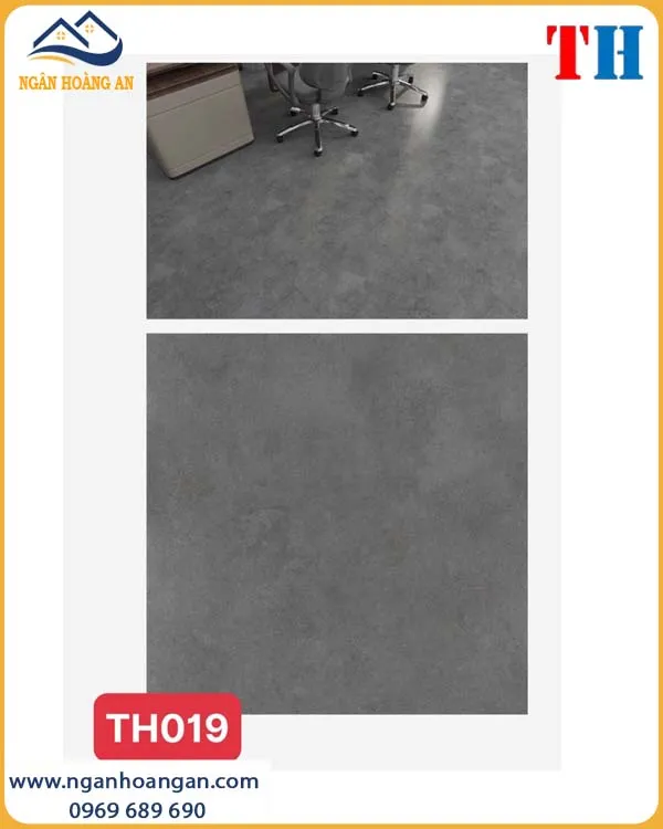 Miếng Lót Sàn Nhựa Giả Bê Tông THFLoor TH019 2mm Miếng Lót Sàn Nhựa Giả Bê Tông THFLoor TH019 2mm