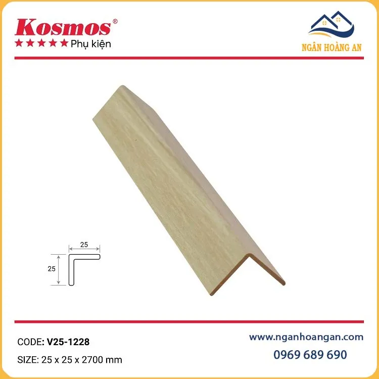 Nẹp Chữ V Sàn Gỗ Sàn Nhựa Kosmos V25-1228