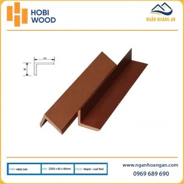 Nẹp Chữ V40x60 Ngoài Trời Hobiwood HB60G40 Maple-Leaf Red
