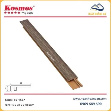 Nẹp F Kết Thúc Sàn Nhựa Giả Gỗ Kosmos F5-1437