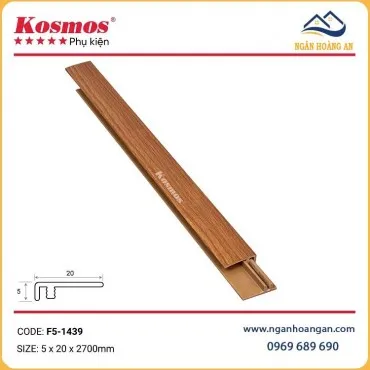Nẹp F Kết Thúc Sàn Nhựa Giả Gỗ Kosmos F5-1439