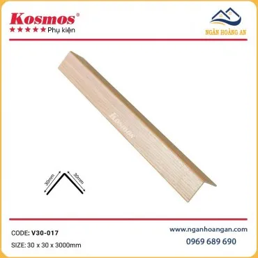 Nẹp Góc V Nhựa Giả Vân Gỗ Kosmos V30-017