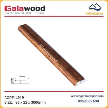 Nẹp Kết Thúc Tấm Ốp Tường Galawood L919 Giả Vân Gỗ