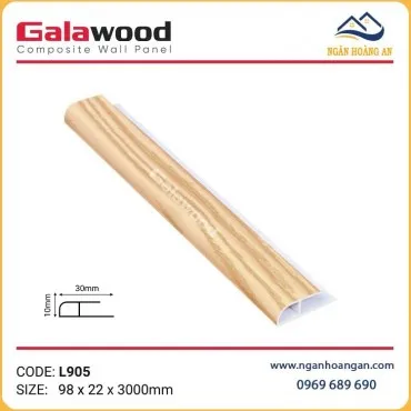 Nẹp Kết Thúc Tấm Ốp Tường Giả Gỗ Galawood L905