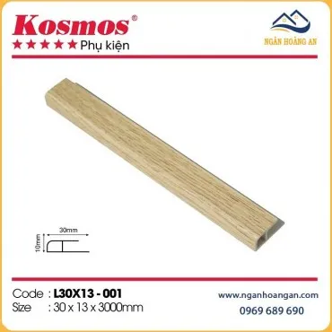 Nẹp Kết Thúc Tấm Ốp Tường Kosmos L30x13-001 Giả Vân Gỗ