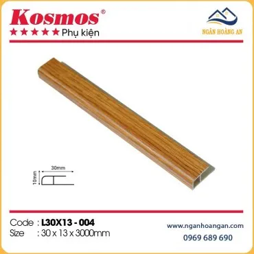 Nẹp Kết Thúc Tấm Ốp Tường Kosmos L30x13-004 Giả Vân Gỗ