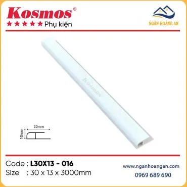 Nẹp Kết Thúc Tấm Ốp Tường Kosmos L30x13-016 Giả Vân Vải
