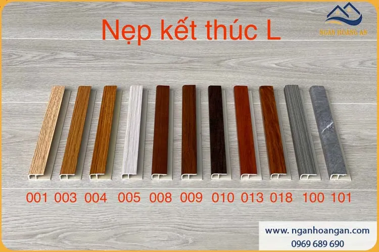 Nẹp Kết Thúc Tấm Ốp Tường Nhựa Giả Gỗ Kosmos