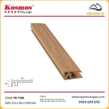 Nẹp Nhựa F Kết Thúc Sàn Gỗ Kosmos F8-1206