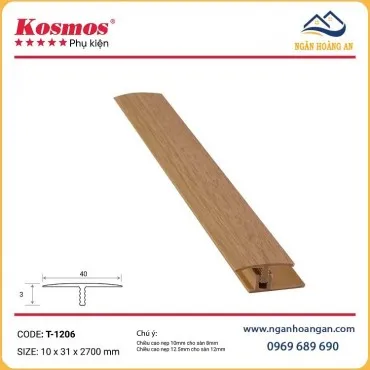 Nẹp Nhựa T Kết Nối Sàn Gỗ Sàn Nhựa Kosmos T-1206