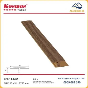 Nẹp Nhựa Chữ T Nối Sàn Gỗ Sàn Nhựa Kosmos T-1437