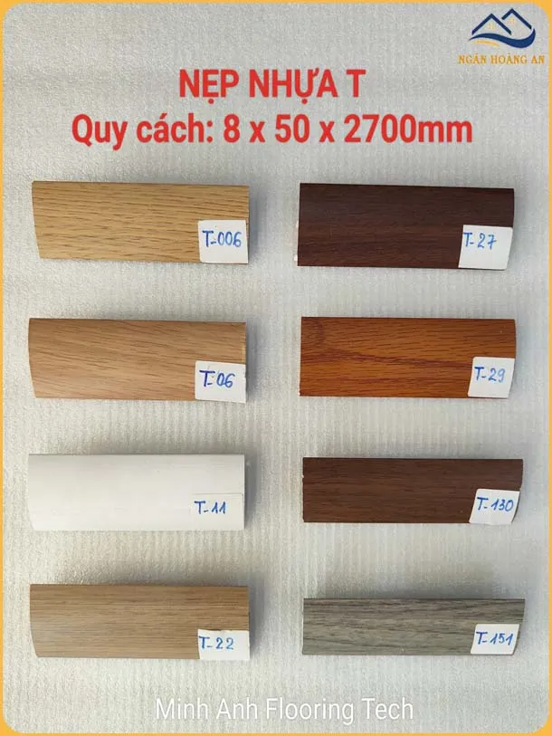 Nẹp Nhựa T Nối Sàn Nhựa Giả Gỗ