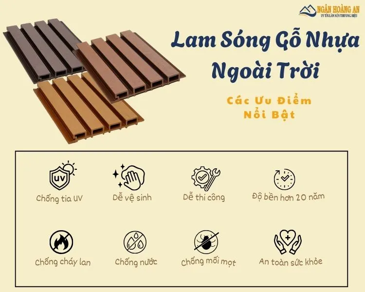 Những Ưu Điểm Của Tấm Ốp Lam Sóng Gỗ Nhựa Ngoài Trời