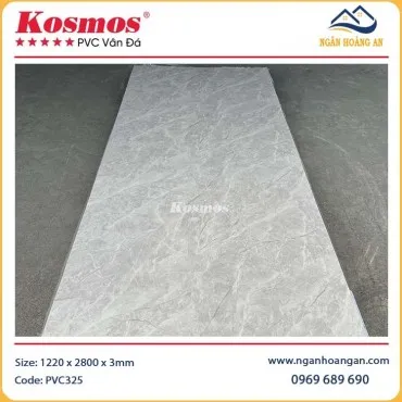 PVC Giả Đá Ốp Tường Kosmos PVC325 Vân Bê Tông