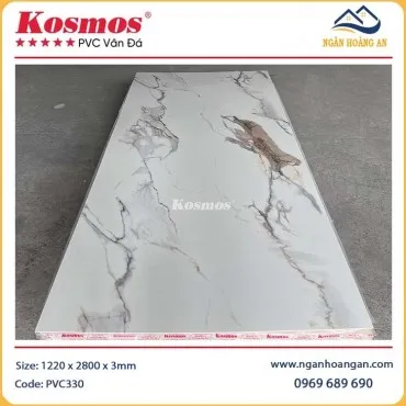 Tấm Nhựa Ốp Tường Nhựa PVC Giả Vân Đá Kosmos PVC330