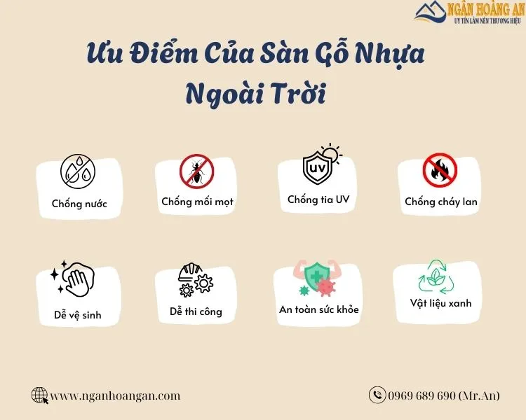 Những Ưu Điểm Của Sàn Gỗ Nhựa Ngoài Trời 