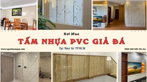 Nơi Mua Tấm Nhựa PVC Giả Đá Giá Tốt Và Uy Tín Tại Nhà Bè TPHCM