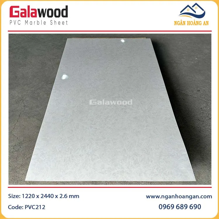 Tấm Nhựa Ốp Tường PVC Giả Đá Galawood PVC212