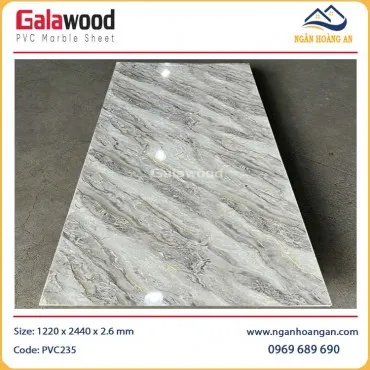Tấm Nhựa Ốp Tường PVC Giả Đá Galawood PVC235