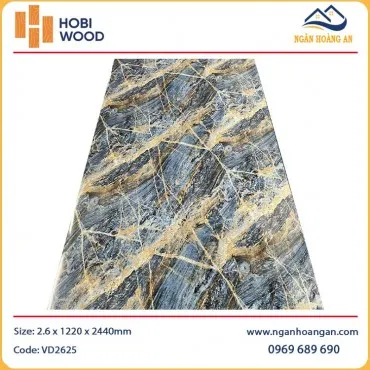 Ốp Tường PVC Giả Đá HobiWood VD2625