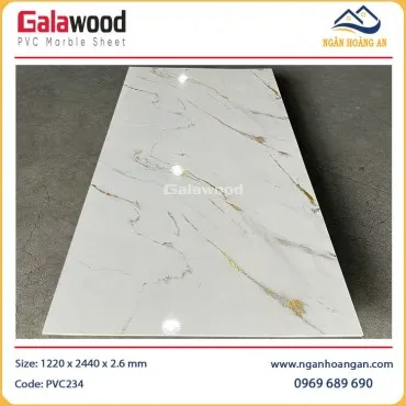 Tấm Nhựa Ốp Tường PVC Giả Vân Đá Galawood PVC234