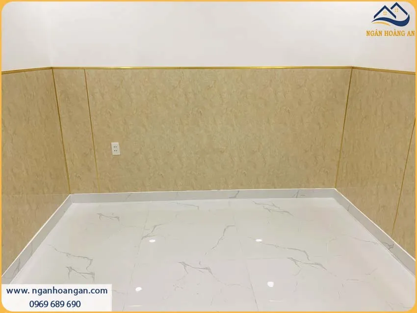 Ốp Tường Lamri Bằng Tấm Nhựa PVC Giả Vân Đá Cho Phòng Ngủ