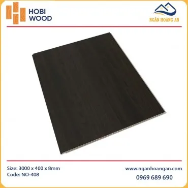 Ốp Tường Ốp Trần Nano Giả Gỗ HobiWood NO-408